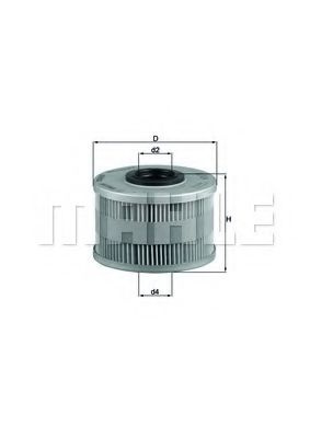 Filtru combustibil RENAULT MEGANE Scenic (JA0/1_) (1996 - 2001) KNECHT KX 79D
