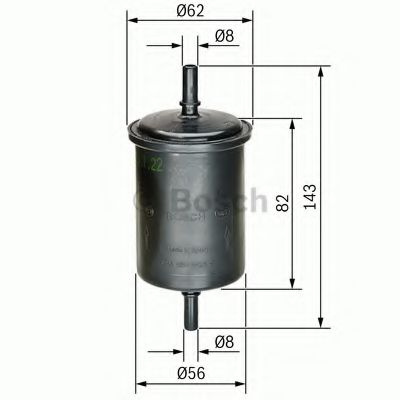 Filtru combustibil RENAULT MEGANE Scenic (JA0/1_) (1996 - 2001) Bosch 0 450 902 161