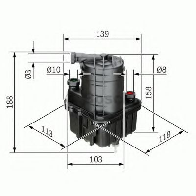 Filtru combustibil RENAULT MODUS / GRAND MODUS (F/