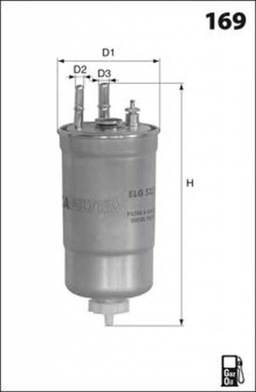Filtru combustibil RENAULT SCÉNIC III JZ0 1 LUCAS
