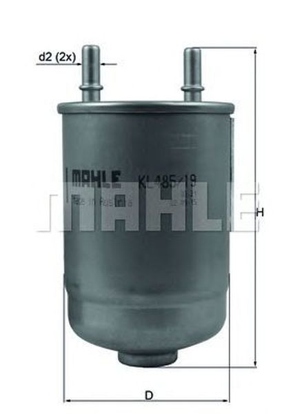 Filtru combustibil RENAULT Scenic III JZ0 1 KNECHT KL48519D