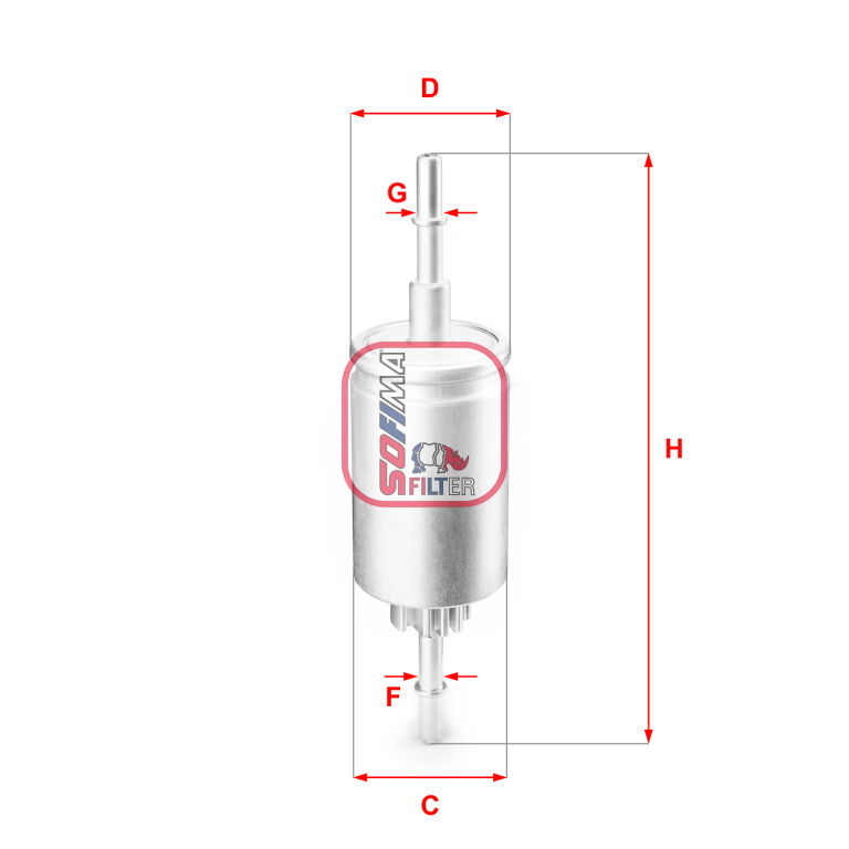 Filtru combustibil S 1844 B SOFIMA pentru Mazda 323 Mazda Etude Mazda Familia Ford Fiesta Ford Ikon Ford Fusion Mazda 2 Mazda Demio