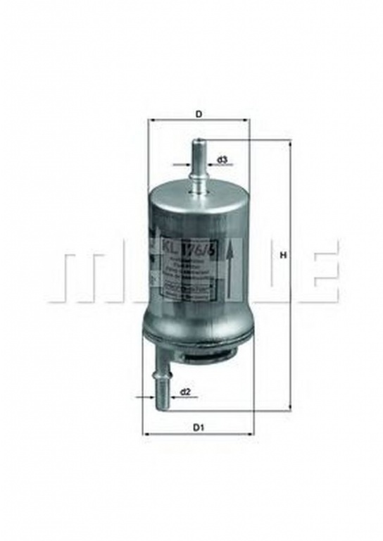 Filtru combustibil SEAT ALTEA 5P1 MAHLE ORIGINAL K