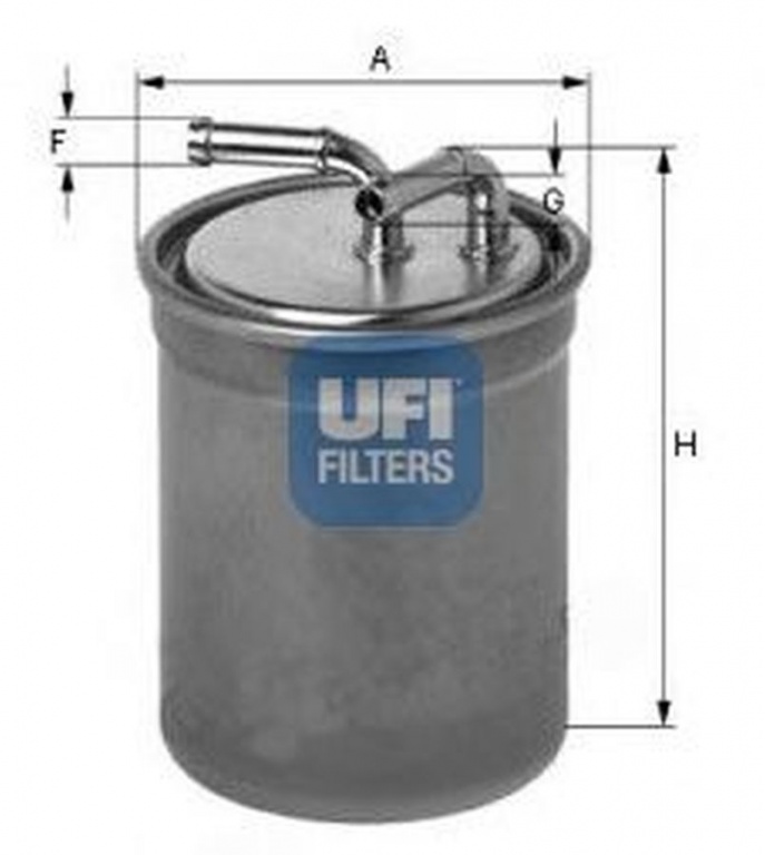 Filtru combustibil SEAT IBIZA V SPORTCOUPE 6J1 6P5 UFI 24.016.00