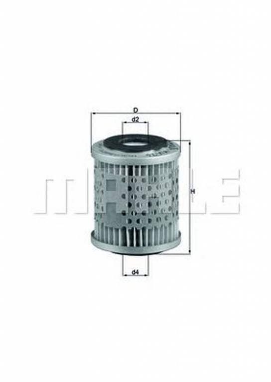 Filtru combustibil SETRA Series 400 MAHLE KX76D
