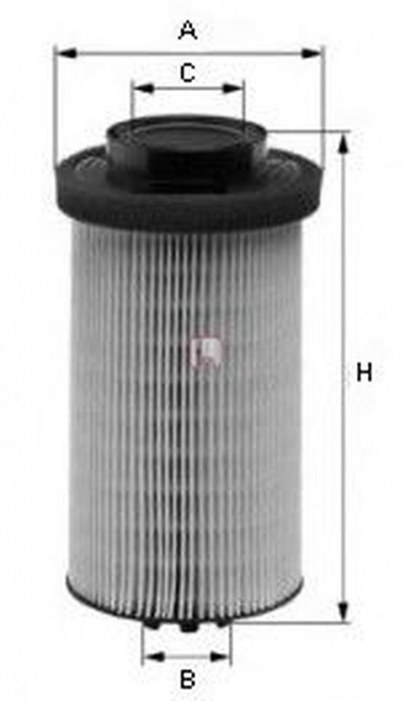 Filtru combustibil SETRA Series 400 SOFIMA S6001NE