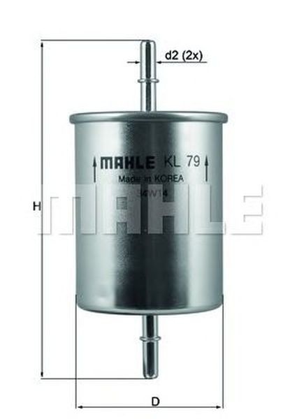 Filtru combustibil SKODA OCTAVIA Combi 1U5 KNECHT KL79