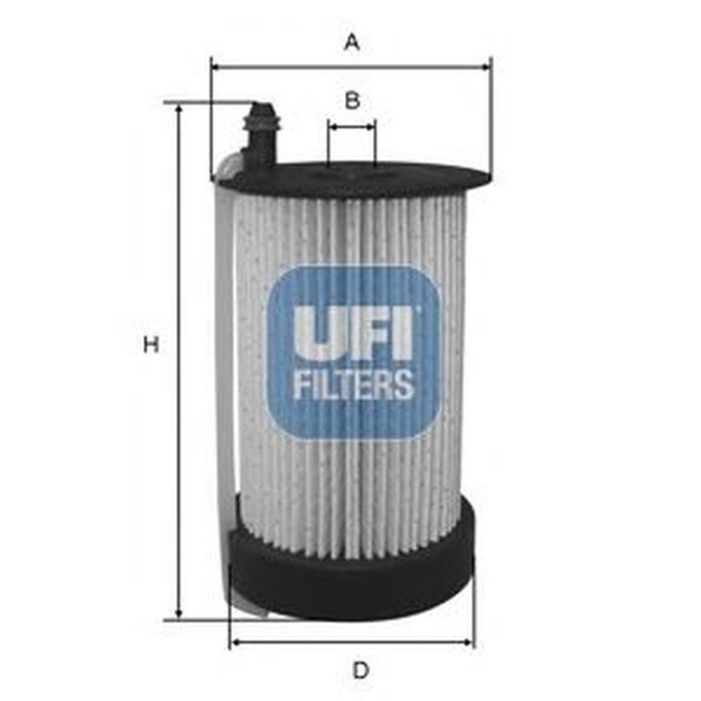 Filtru combustibil SKODA SUPERB 3T4 UFI 26.031.00