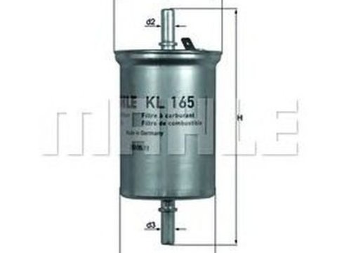Filtru combustibil SMART FORTWO cupe 450 KNECHT KL165