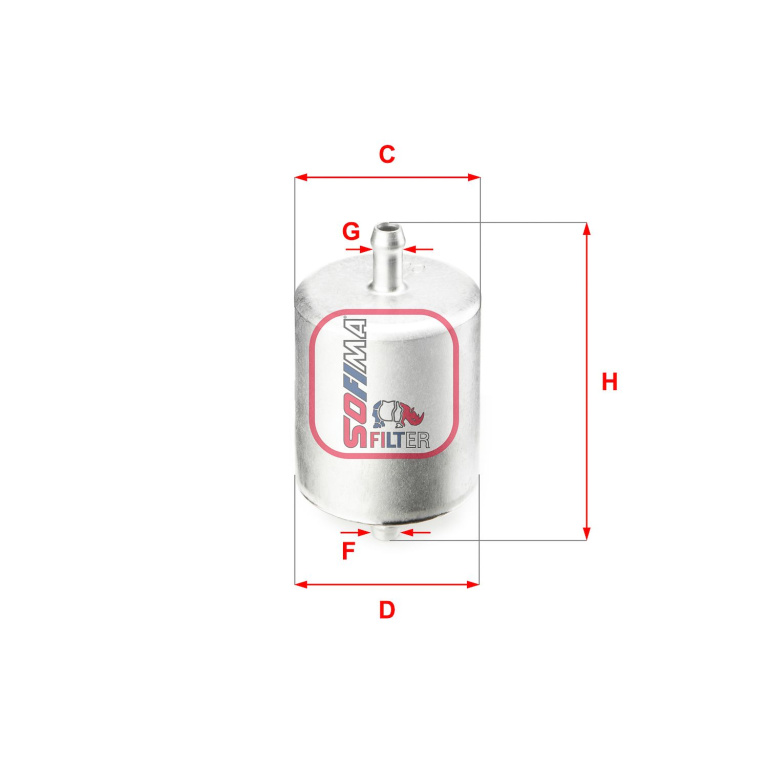 filtru combustibil SOFIMA S 1760 B