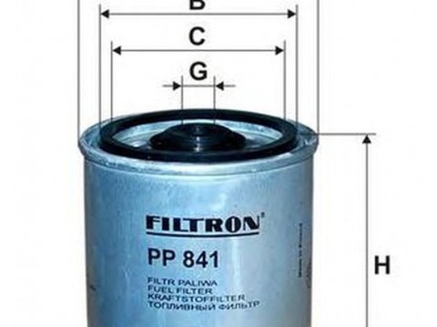 Filtru combustibil SSANGYONG MUSSO SPORTS FILTRON PP841