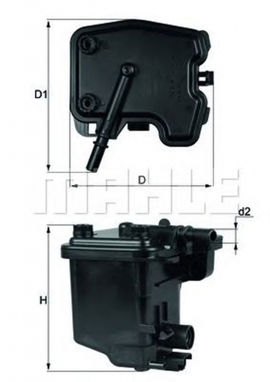 Filtru combustibil SUZUKI SX4 EY GY MAHLE ORIGINAL KL431D