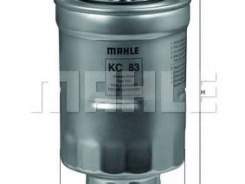 Filtru combustibil TOYOTA COROLLA (CDE12_, ZZE12_, NDE12_, ZDE12_) (2001 - 2007) MAHLE ORIGINAL KC 83D