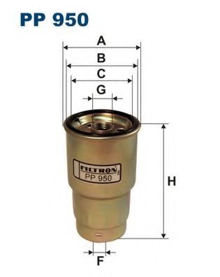 Filtru combustibil TOYOTA RAV 4 III (ACA3, ACE, ALA3, GSA3, ZSA3) (2005 - 2016) FILTRON PP950 piesa NOUA