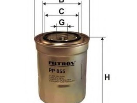 Filtru combustibil TOYOTA STARLET (_P8_) (1989 - 1996) FILTRON PP855