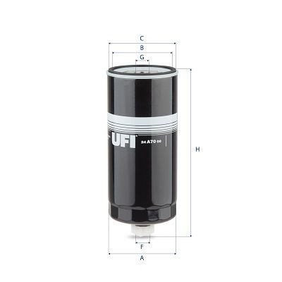 Filtru combustibil UFI 24.A70.00