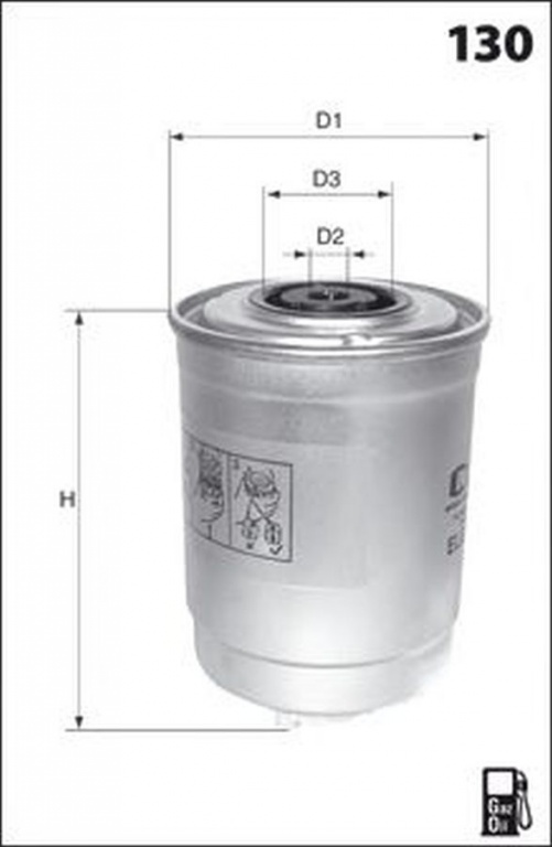 Filtru combustibil VOLVO V60 LUCAS FILTERS LFDF145