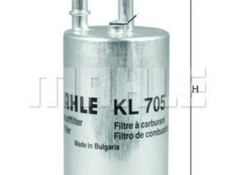 Filtru combustibil VOLVO XC70 II (2007 - 2016) KNECHT KL 705
