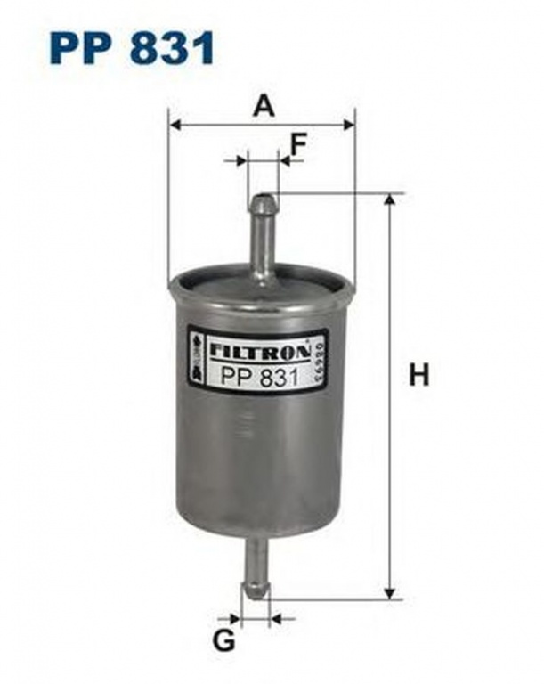 Filtru combustibil VW CADDY II pick-up 9U7 FILTRON PP831