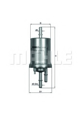Filtru combustibil # Vw Eos 2006 2007 2008 2009 2010 2011 2012 2013 2014 2015 # KL 156 3 # KNECHT