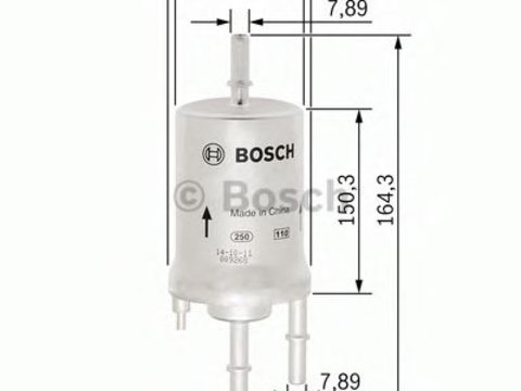 Filtru combustibil VW GOLF 6 (5K1) (2008 - 2013) Bosch F 026 403 006