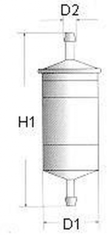 Filtru combustibil VW GOLF III 1H1 CHAMPION L206606