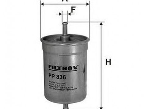 Filtru combustibil VW GOLF IV Cabriolet 1E7 FILTRON PP836