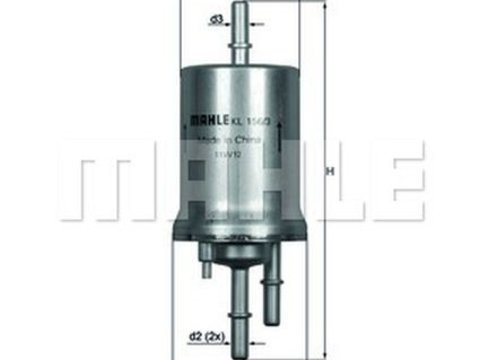 Filtru combustibil VW GOLF V Variant 1K5 KNECHT KL1563