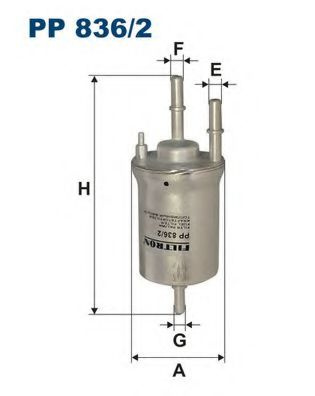 Filtru combustibil VW JETTA IV (162, 163) (2010 - 2016) FILTRON PP836/2 piesa NOUA