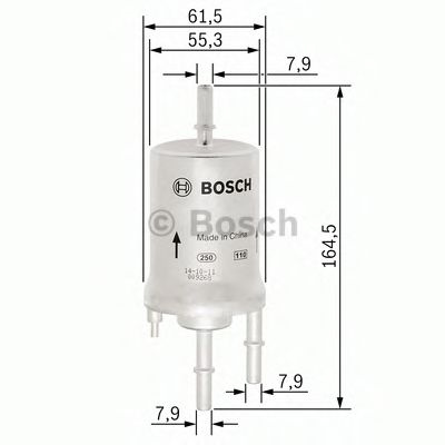 Filtru combustibil VW JETTA IV (162, 163) (2010 - 2016) BOSCH F 026 403 013 piesa NOUA