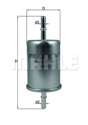 Filtru combustibil VW TOURAN (1T1, 1T2) (2003 - 20