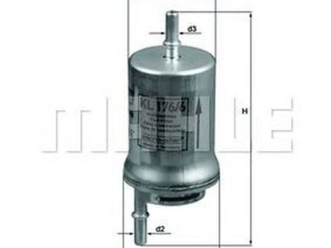 Filtru combustibil VW TOURAN 1T1 1T2 KNECHT KL1766D