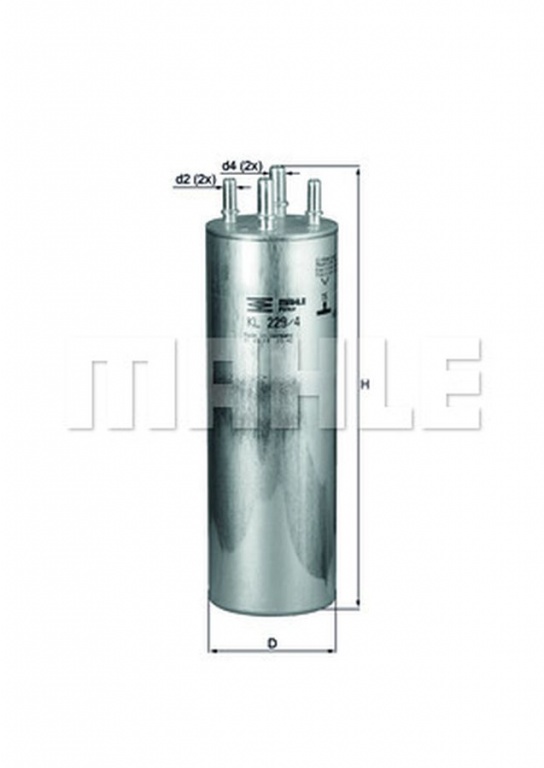 Filtru combustibil VW TRANSPORTER V platou sasiu 7JD 7JE 7JL 7JY 7JZ 7FD MAHLE ORIGINAL KL2294