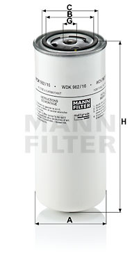 Filtru combustibil (WDK96216 MANN-FILTER) ASTRA,IRISBUS,IVECO,KAROSA