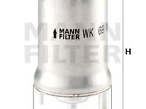 Filtru combustibil (WK69 MANN-FILTER) AUDI,KTM,SEAT,SKODA,VW