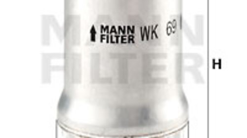 Filtru combustibil (WK69 MANN-FILTER) AU