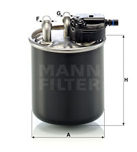 Filtru combustibil (WK82021 MANN-FILTER) INFINITI,MERCEDES-BENZ