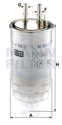 Filtru combustibil (WK85321 MANN-FILTER) ALFA ROME