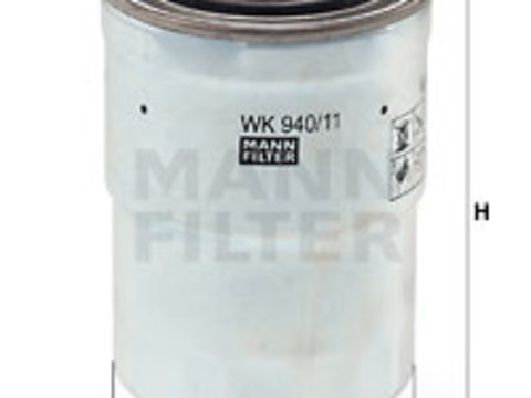 Filtru combustibil (WK94011X MANN-FILTER) ASIA MOTORS,BEDFORD,DAIHATSU,FORD,HOLDEN,HYUNDAI,ISUZU,KIA,MAZDA,MITSUBISHI,OPEL,SSANGYONG,VAUXHALL