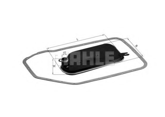 Filtru cutie de viteze automata AUDI A6 (4F2, C6) (2004 - 2011) KNECHT HX 84D