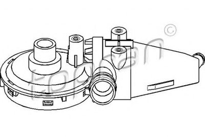 Filtru epurator BMW 3 Compact E36 TOPRAN 501412 Pi