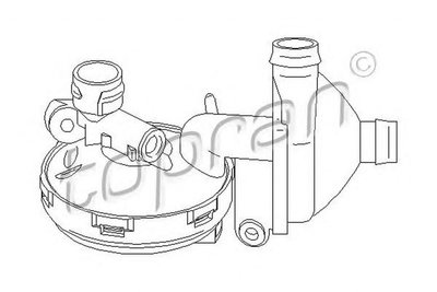 Filtru epurator BMW 3 Compact E46 TOPRAN 501413 Pi