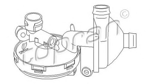 Filtru epurator BMW 3 E46 TOPRAN 501413