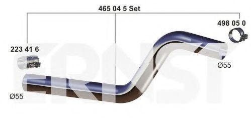 Filtru funingine/particule, sist.de esapament OPEL ASTRA H (L48) (2004 - 2016) ERNST 910392 piesa NOUA