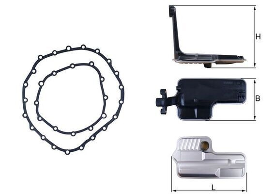 Filtru hidraulic cutie de viteze automata # Audi A6 2012 2013 2014 2015 2016 2017 2018 # HX192D # KNECHT