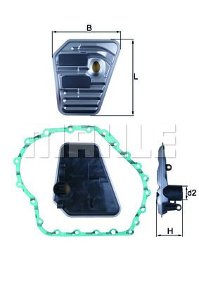 Filtru hidraulic cutie de viteze automata HX 167D KNECHT pentru Audi A6 Audi A4 Seat Exeo