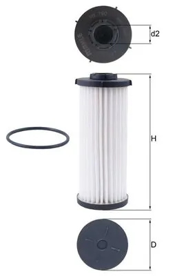 Filtru hidraulic cutie de viteze automata KNECHT HX 190D
