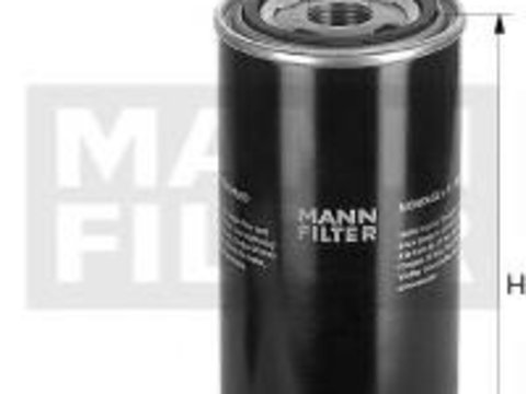 Filtru hidraulic, cutie de viteze automata - MANN-FILTER WD 724/5