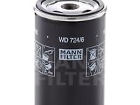 Filtru hidraulic, cutie de viteze automata - MANN-FILTER WD 724/6