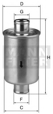 Filtru hidraulic cutie de viteze automata # W 76 1